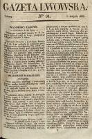 Gazeta Lwowska. 1833, nr 91