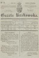 Gazeta Krakowska. 1837, nr 5
