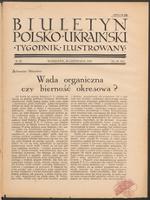 Biuletyn Polsko-Ukraiński : tygodnik ilustrowany. R. 3, 1934 nr 47=82 (25 XI)