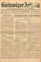 Kattowitzer Zeitung, 1933, Jg. 65, nr 288