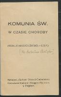 Komunia św. w czasie choroby - Partyka, Bolesław (1886-1939)