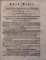 Amts-Blatt der Königlichen Regierung zu Liegnitz, 1817, Jg. 7, No. 39