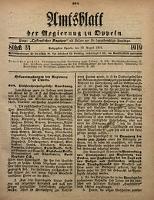 Amtsblatt der Regierung zu Oppeln, 1919, Bd. 104, St. 34