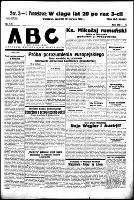 ABC : pismo codzienne informuje wszystkich o wszystkim, R.8, nr 175 (22 czerwca 1933)