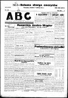 ABC : pismo codzienne informuje wszystkich o wszystkim, R.8, nr 179 (25 czerwca 1933)
