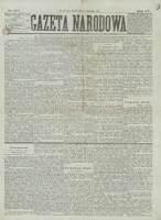 Gazeta Narodowa. R. 15 (1876), nr 254 (7 listopada)