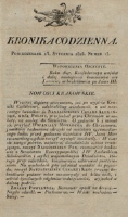 Kronika Codzienna. 1823, nr 13 (13 stycznia)