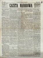 Gazeta Narodowa. R. 12, nr 165 (12 lipca 1873)