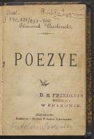 Poezye - Wasilewski, Edmund (1814-1846)