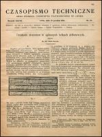 Czasopismo Techniczne 1919 nr 24