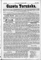 Gazeta Toruńska 1896, R. 30 nr 198