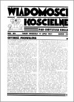 Wiadomości Kościelne : przy kościele Toruń-Mokre 1936-1937, R. 8, nr 33