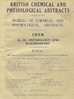 British Chemical and Physiological Abstracts. A. Pure Chemistry and Physiology. III. Physiology and Biochemistry, May