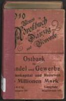 Neues Adreßbuch für Danzig und seine Vororte 1910
