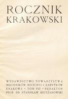 Rocznik Krakowski. T. 8 (1906)