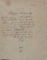 Pielgrzym z Dobromila. Operetka [według powieści Izabeli Czartoryskiej] - Kłodziński, Adam (1795-1858)