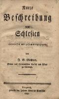 Kurze Beschreibung von Schlesien - Meissner, Johann Gottlieb