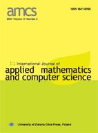 International Journal of Applied Mathematics and Computer Science (AMCS) 2007, volume 17, number 2