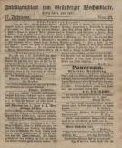 Inteligenzblatt zum Grünberger Wochenblatte, Nro. 23. (4. Juni 1841)