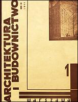 Architektura i Budownictwo 1933 nr 1