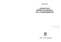 Gramatyka języka polskiego dla cudzoziemców / Zofia Kaleta. - Kaleta, Zofia.