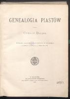 Genealogia Piastów - Balzer, Oswald (1858-1933)