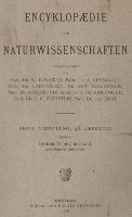 Handbuch der Botanik. Bd.3, Lfg.18