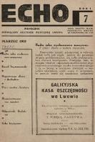 Echo : miesięcznik poświęcony kulturze muzycznej Lwowa. 1936/1937, nr 7