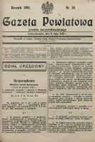 Gazeta Powiatowa Powiatu Świętochłowickiego = Kreisblattdes Kreises Świętochłowice. 1936, nr 20