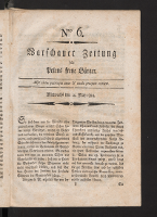 Warschauer Zeitung für Polens Freye Bürger. 1794, nr 6
