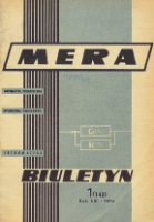 Biuletyn MERA : automatyka przemysłowa, aparatura pomiarowa, informatyka, R. 13, Nr 1 (143)