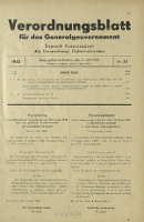 Verordnungsblatt für das Generalgouvernement = Dziennik Rozporządzeń dla Generalnego Gubernatorstwa. 1943, Nr. 55 (21. Juli)