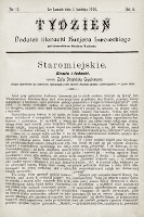 Tydzień : dodatek literacki „Kurjera Lwowskiego”. 1900, nr 13