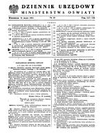 Dziennik Urzędowy Ministerstwa Oświaty. 1951 nr 10 (31 V) - Ministerstwo Oświaty