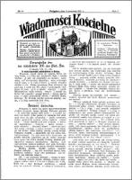 Wiadomości Kościelne : przy kościele w Podgórzu 1930-1931, R. 2, nr 41