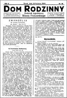 Dom Rodzinny : dodatek tygodniowy Słowa Pomorskiego, 1930.04.19 R. 6 nr 16