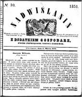 Nadwiślanin, 1851.03.05 R. 2 nr 10