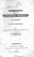 Historyja literatury polskiej w zarysach. T. 1 - Wójcicki, Kazimierz Władysław (1807-1879)