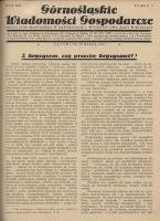 Górnośląskie Wiadomości Gospodarcze, 1931, R. 8, nr 5