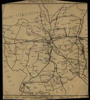 Kępno powiat - 1920 - mapa - Janiszewski, J