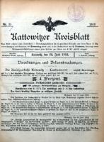 Kattowitzer Kreisblatt, 1912, nr 25