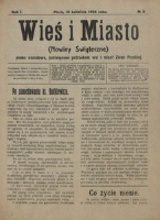Wieś i Miasto : (Nowiny Świateczne). R. 1, nr 2 (1923)