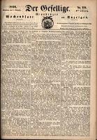 Der Gesellige : Graudenzer Wochenblatt und Anzeiger 1860.11.03 nr 129