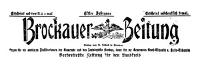 Brockauer Zeitung 1911-10-27 Jg. 11 Nr 126