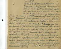 The investigation material of the District Commission for the Investigation of German Crimes in Radom on Hitlerite crimes committed in the district of Kozienice (communes of Oblasy, Jedlina, Świerże Górne, Trzebień, Brzeźnica, Tczów, Rozniszew). Witness interview reports, questionnaires on mass graves and executions, correspondence - District Commission for the Investigation of German Crimes in Radom