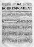 Korespondent, 1835, I, Nr 168