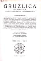 Gruźlica : organ Związku Przeciwgruźliczego, 1938, R. 13, z.1-6