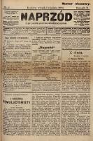 Naprzód : organ polskiej partyi socyalno-demokratycznej. 1901, nr 1, numer okazowy