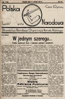 Polska Narodowa : tygodnik polityczny. 1938, nr 7