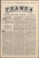 Prawda : tygodnik polityczny, społeczny i literacki, 1898, R. 18, nr 46